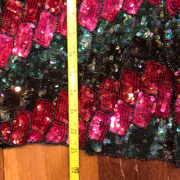 Sequin cardigan party Prism Y2K disco - Picture 7 of 8